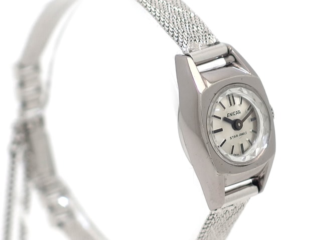 エニカ STAR JEWELS レディース 手巻 OH済 1960年代 Enicar