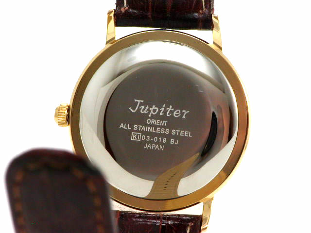オリエント ジュピターφ34mm TN33502G 手巻 美品 USED