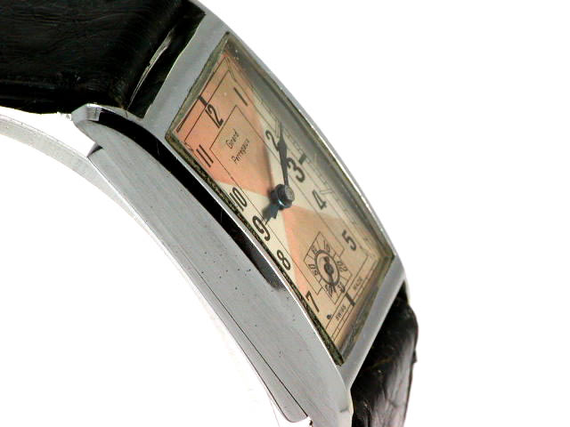 ジラール・ペルゴ 角型機械 手巻き 1940年代 Girard Perregaux