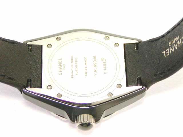シャネル J12レザー オートマチック メンズ 新品 CHANEL