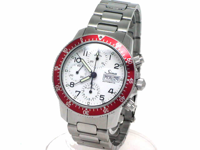 ジン 103.B.SA.WH.R クロノグラフ 自動巻 USED