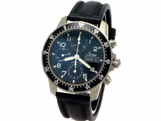 ジン 103 AR チタン クロノグラフ 自動巻 OH済