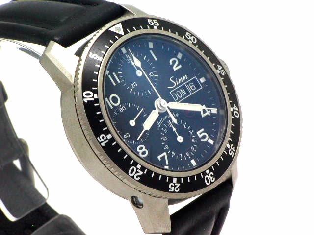 ジン 103 AR チタン クロノグラフ 自動巻 OH済 Sinn
