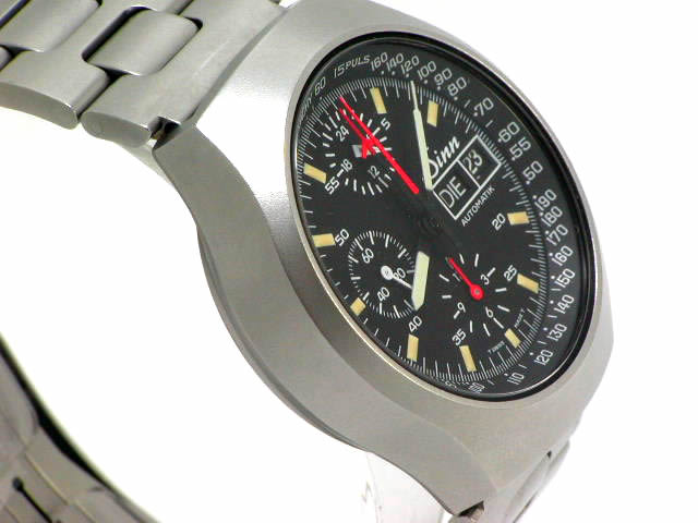 ジン 157 パイロット レマニア クロノグラフ 自動巻 USED OH済 Sinn