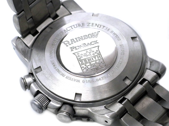 ゼニス レインボーフライバック 01/02.0470.405 自動巻 OH済 USED Zenith