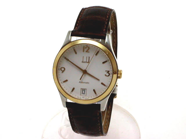 ダンヒル ラウンド オートマチック BB18824 クロコ革 USED