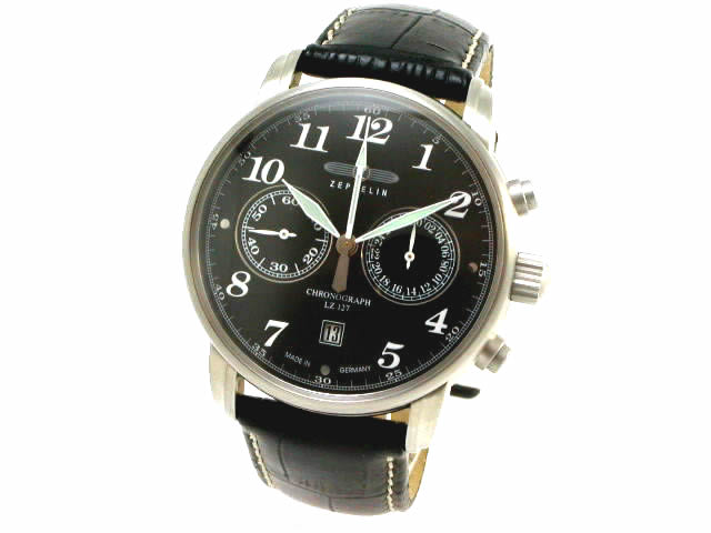 グラフ ツェッペリン クロノグラフ 7602-2 手巻き 腕時計 新品 Zeppelin