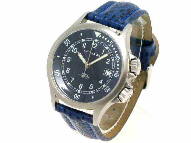 ハミルトン カーキネイビー オートマチック H77515143 USED　
