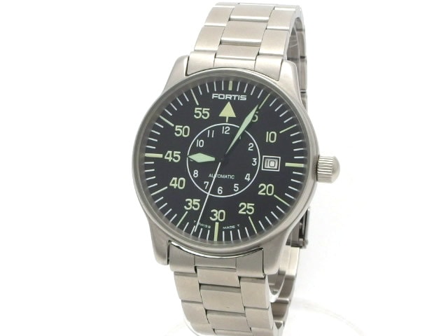 フォルティス フリーガーデイト 595.10.11L 自動巻 OH済 USED
