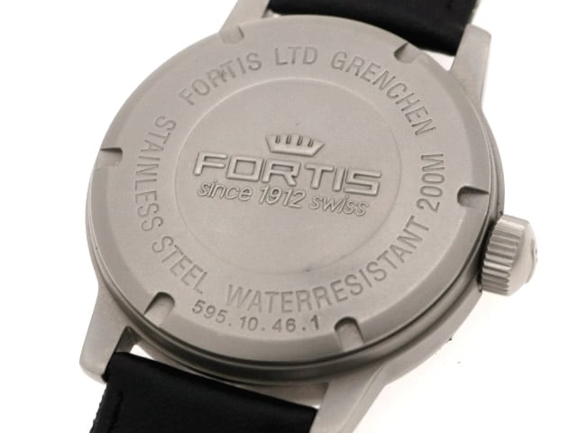 大*ん様 FORTIS 自動巻き 腕時計 595.10.46 稼働品 FORTIS フォルティス 595.10.46.1 フリーガー クラシック デイト