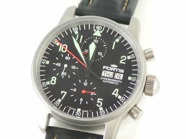 美品】フォルティス フリーガー クラシック デイト 40mm 595.11