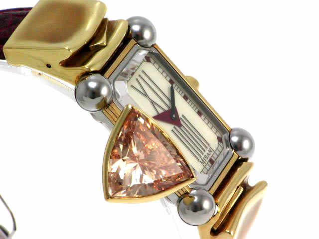 ミザーニ エルミタージュ H1300-2413 サファイア 18KYG/SS クオーツ USED