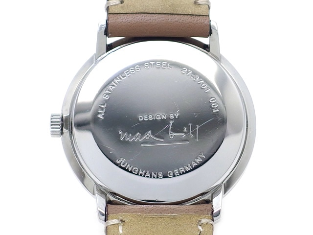 ユンハンス マックスビル デザイン 27.3701 001 手巻 OH済 USED JUNGHANS