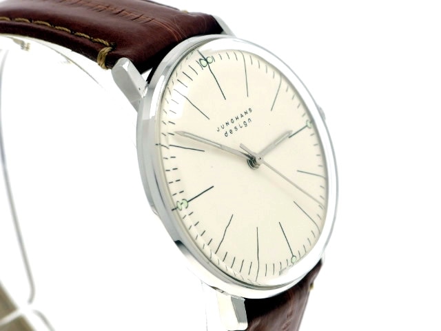 ユンハンス マックスビル デザイン 27 3700 00 手巻 USED JUNGHANS