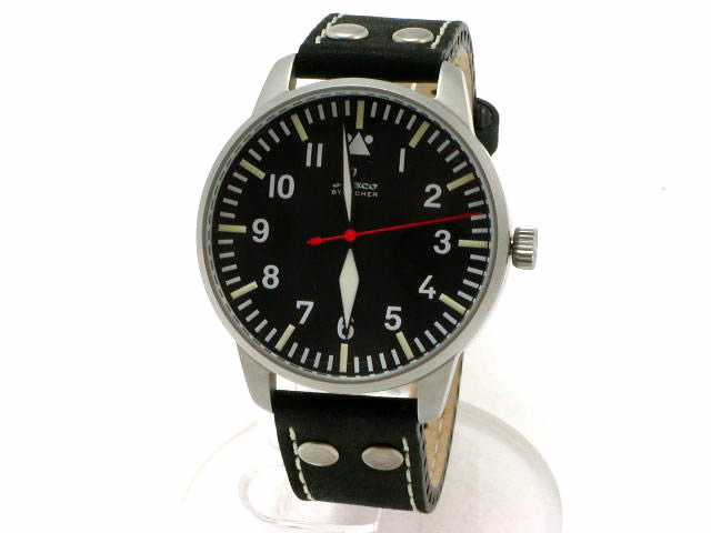 ラコ 手巻き 42mm 851189　新品 Laco