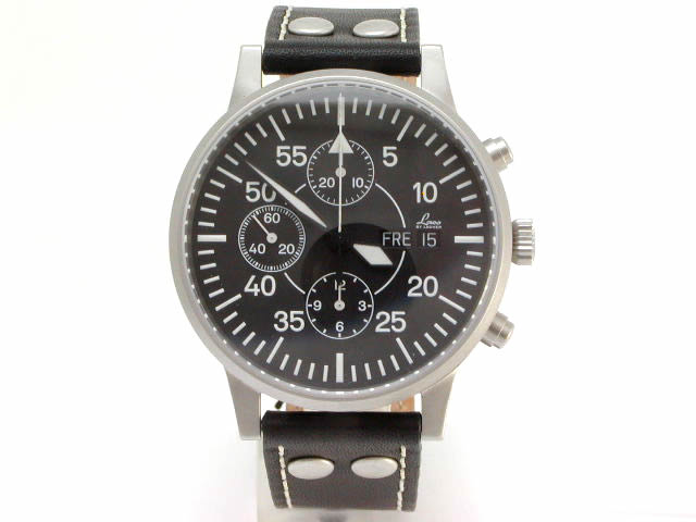 ラコ オートマチック クロノグラフ デイデイト 42mm 861063 スペアベルトキットつき　新品 Laco