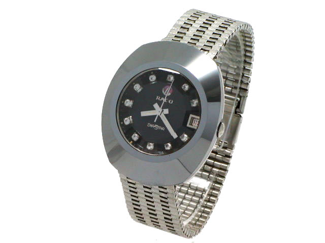 ラドー ダイヤスター カットガラス 自動巻 OH済 1970年代 Rado