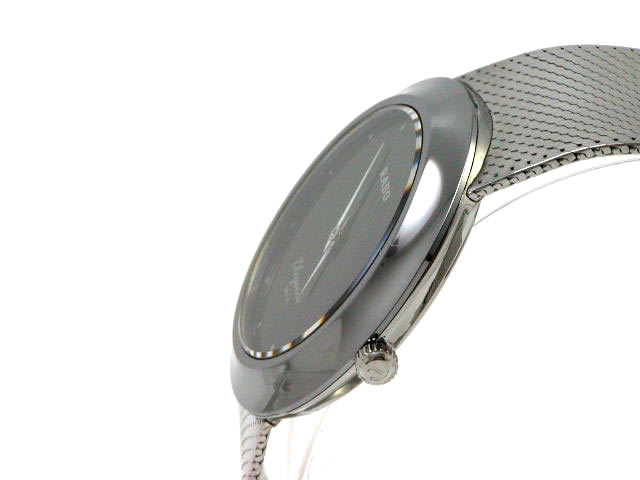 ラドー エレガンス メッシュバンド 黒文字盤 手巻き 1970年代 Rado