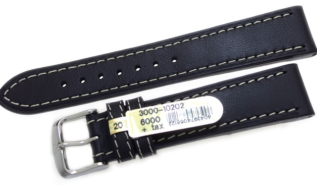 【ディモデル】 JUMBO（ジャンボ）ブラック カーフ（牛革） 時計ベルト