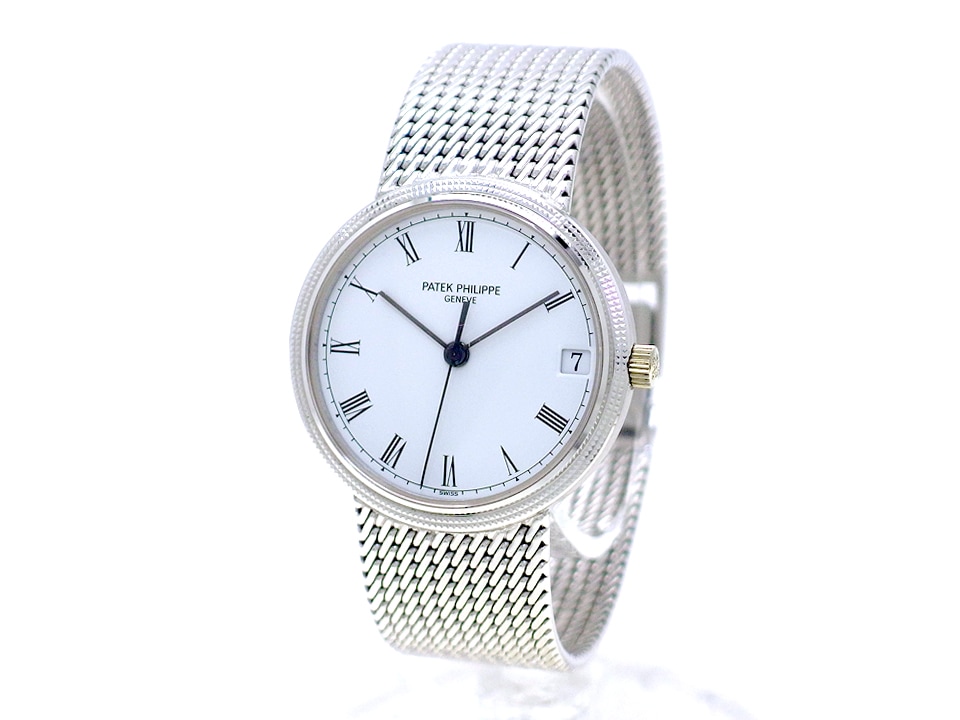 パテックフィリップ カラトラバ Ref.3802/205 18KWG 自動巻 OH済 1990年製 Patek Philippe