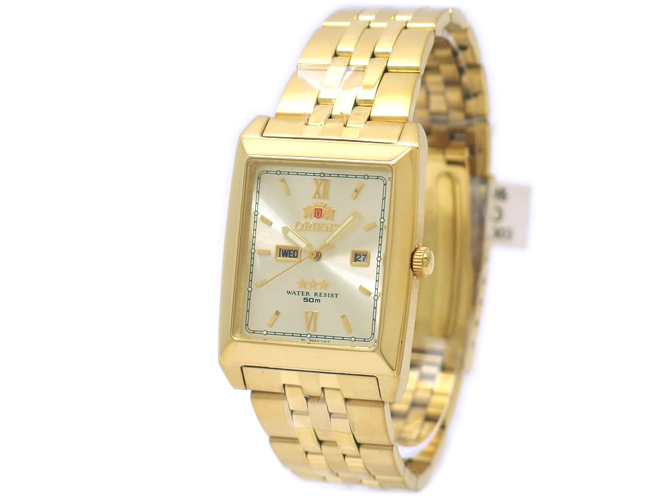 オリエント レクタンギュラーケース BNQAA001CJ GP/SS 自動巻 未使用品 ORIENT