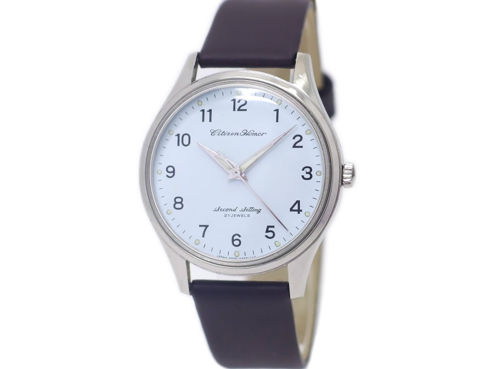 シチズン ホーマー 国鉄時計 21石 手巻 OH済 昭和44年製 Citizen