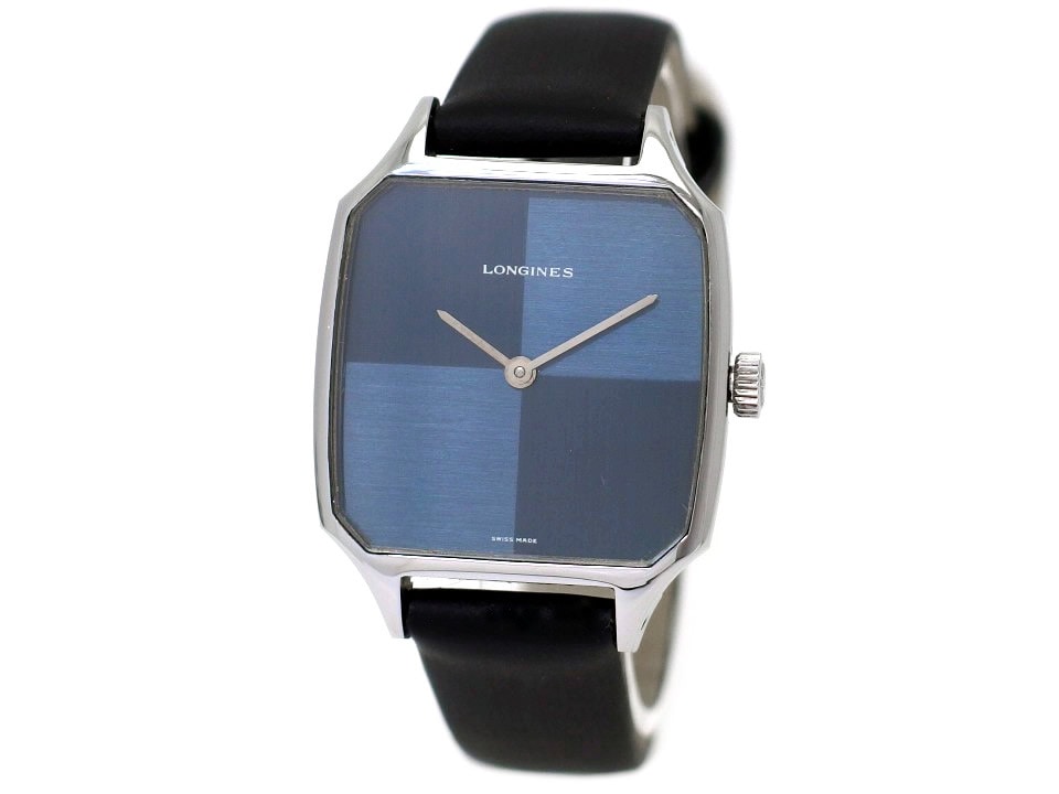 ロンジン Ref.4064-1 スクエア 薄型ケース 2針 Cal.L847.3 17石 手巻 OH済 1970年代