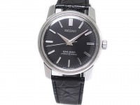 キングセイコー セカンドモデル 44999 初期型 盾メダリオン 黒文字盤 リダン 手巻 OH済 昭和39年/1964年製 Seiko