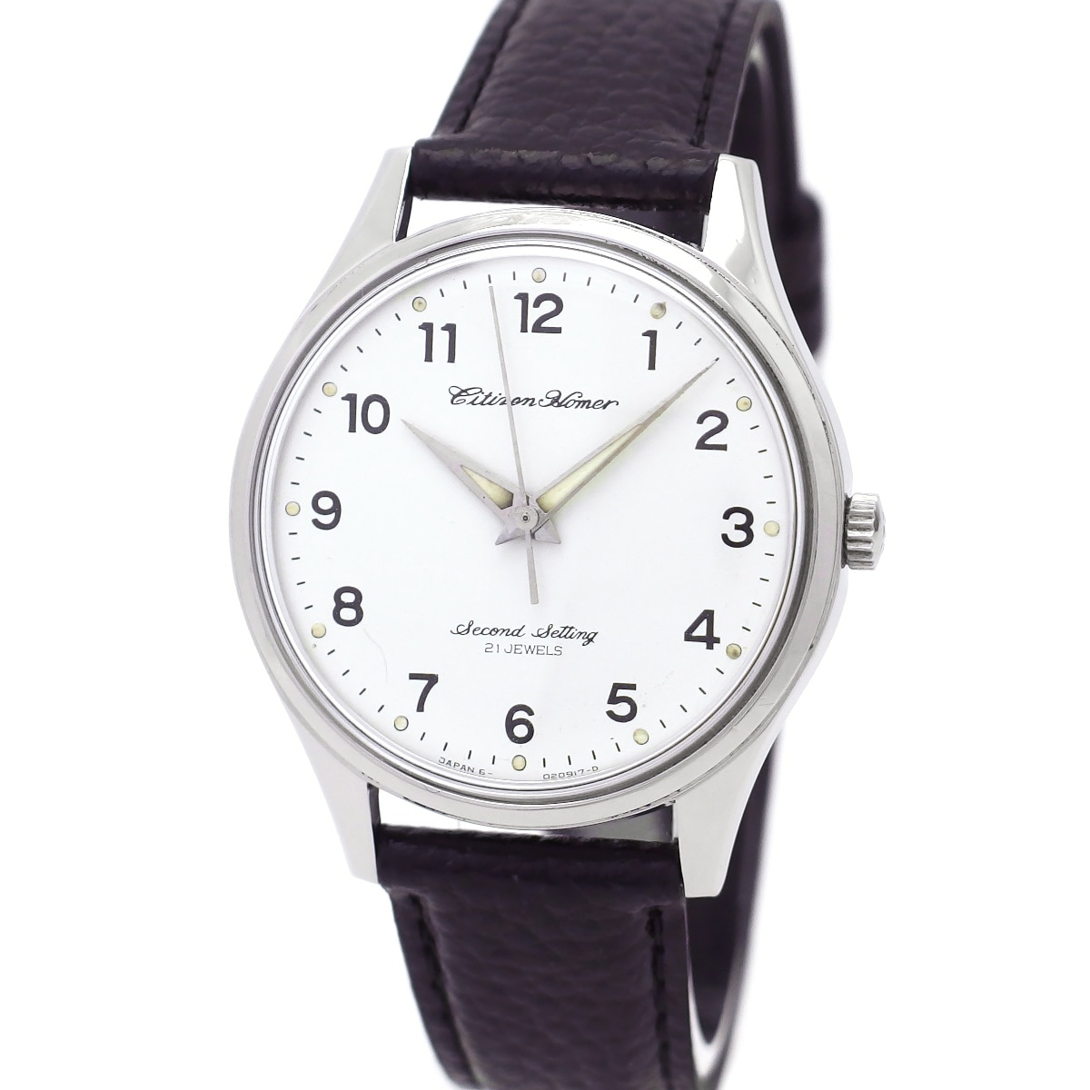 シチズン ホーマー 国鉄時計 門鉄 21石 手巻 OH済 1970年/昭和45年製 Citizen