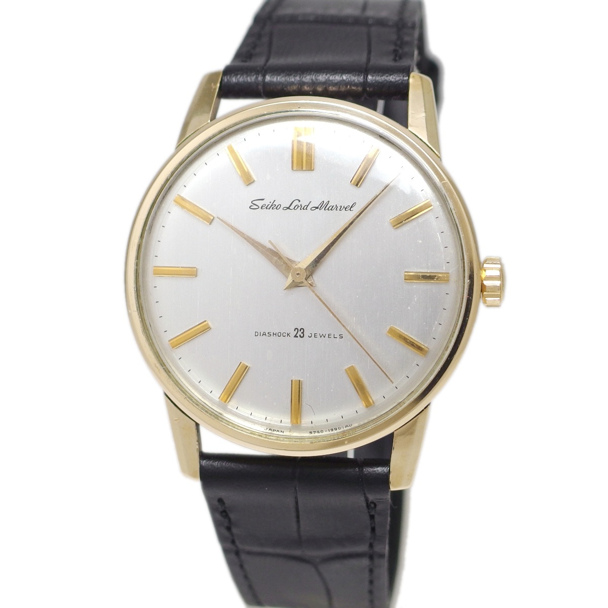 【希少】 SEIKO MARVEL 14金 金張り セイコー ロードマーベル 1962年製 SD 14金張りケース