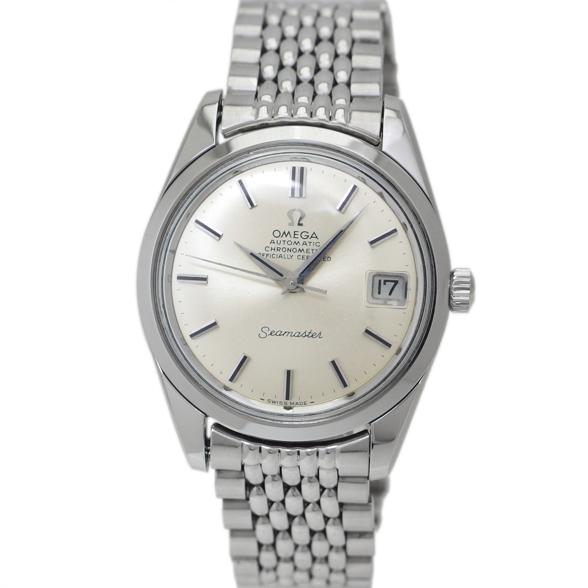オメガ シーマスター クロノメーター 168.024 純正ブレス Cal.564 自動巻 OH済 1970年製