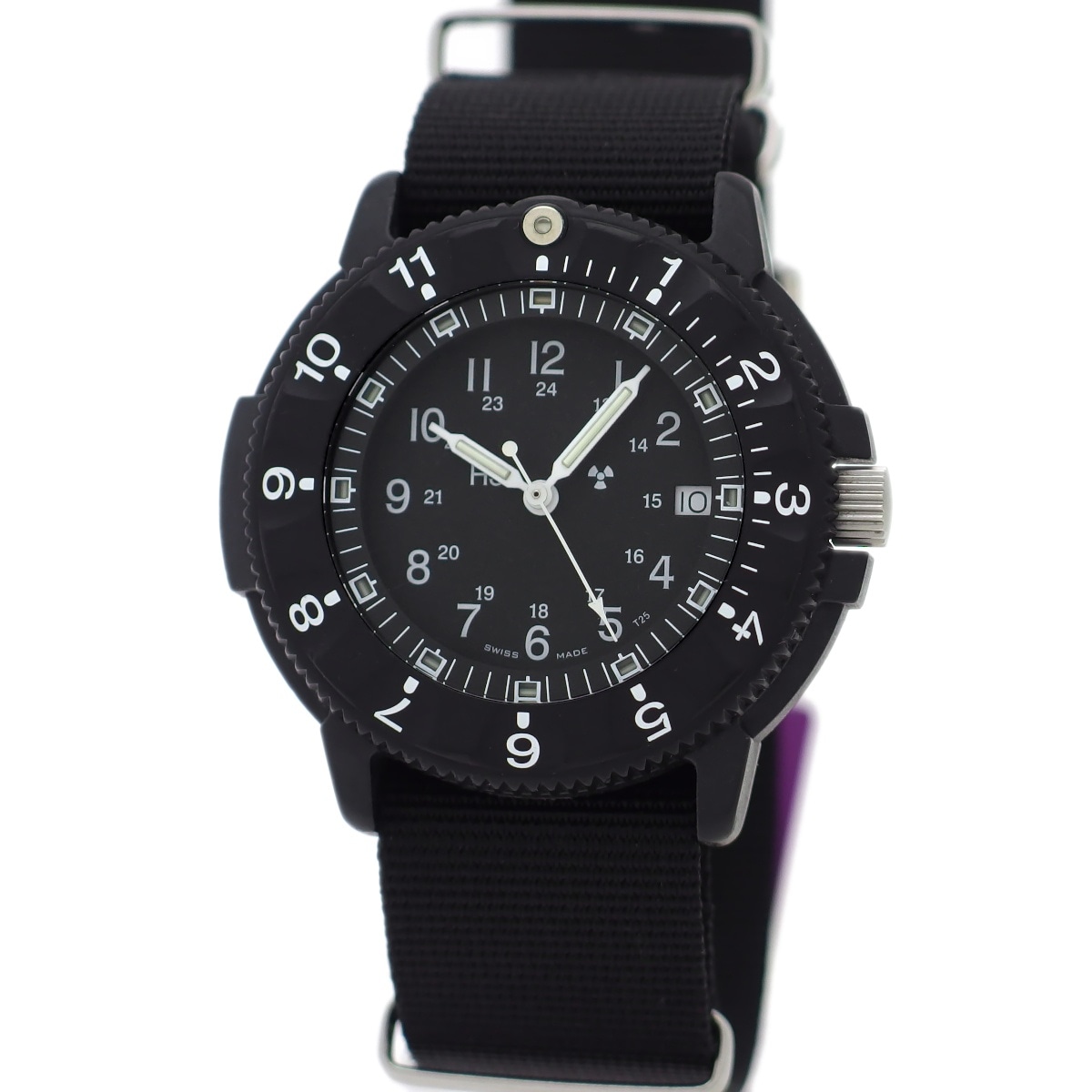 トレーサー TYPE6 Black P6500.400.33.01 スイス製 クオーツ USED