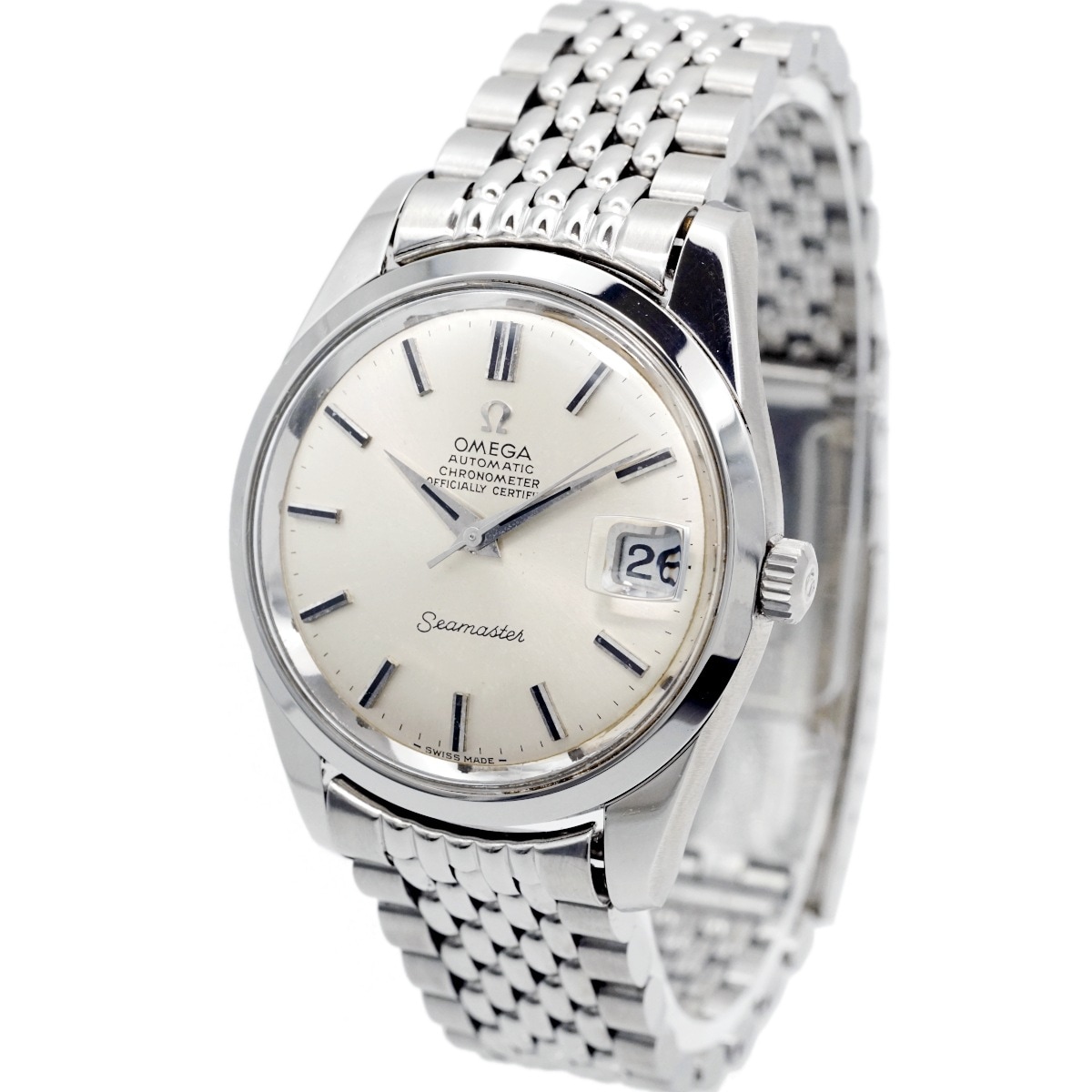 オメガ シーマスター クロノメーター 168.024 純正ブレス Cal.564 自動巻 OH済 1970年製