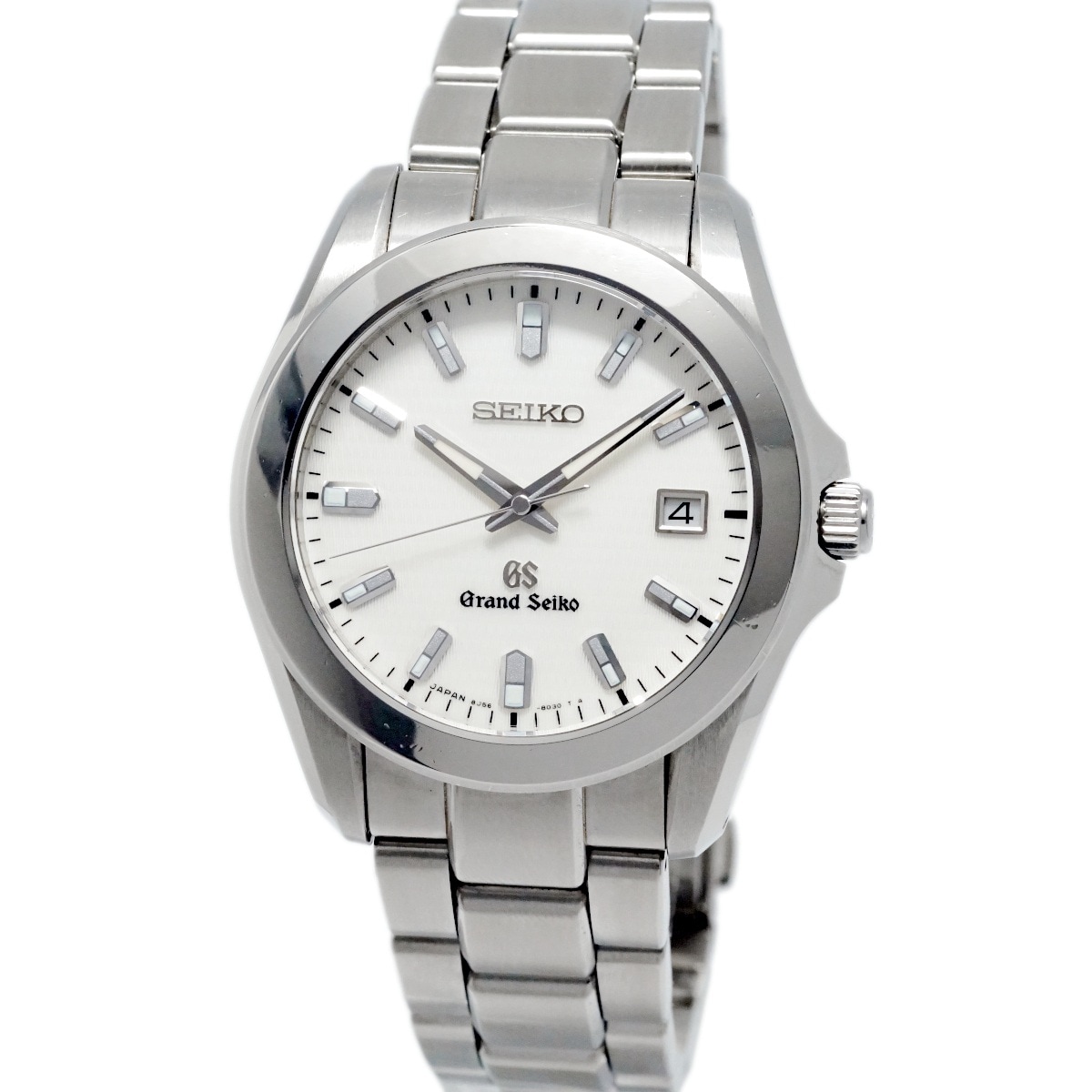 グランドセイコー SBGF017 8J56-8020 ねじ込みリューズ 純正ブレスレット クオ－ツ 2007年製 USED Seiko
