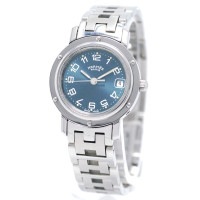 エルメス クリッパー レディース ブルー文字盤 CL4.210 クオーツ USED