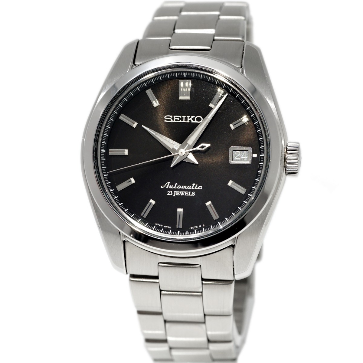 セイコー 自動巻 SARB033 メカニカル メンズ ブラックダイヤル デイト セイコー メカニカル SARB033 ブラック文字盤 6R15-00C0 自動巻 2014年
