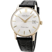 セイコー クロノス セルフデータ J15010E ケース金メッキ/裏蓋金張り 21石 手巻 OH済 昭和37年/1962年製