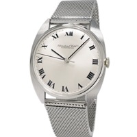 IWC トノー型ケース ローマインデックス文字盤 純正メッシュブレスレット Cal.403 手巻き OH済 1976年製