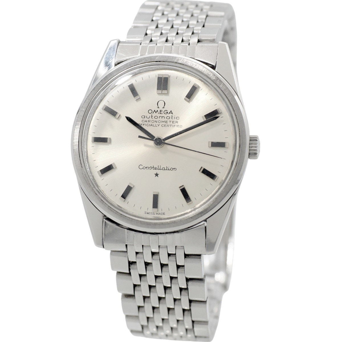 OMEGA 1960年代 3連ブレスレット 腕時計 オメガ 約16㎝ ステンレス 1960's OMEGA シーマスター 1960年代 アンティーク時計 ブレス