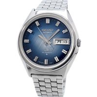 セイコー ロードマチック 5606-7260 ブルー文字盤 スクリューバック 純正ブレスレット 自動巻 OH済 昭和47年/1972年製