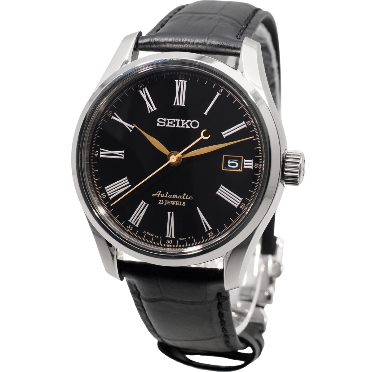 SEIKO 自動巻き ブラックダイヤル 時計 SEIKO/セイコー