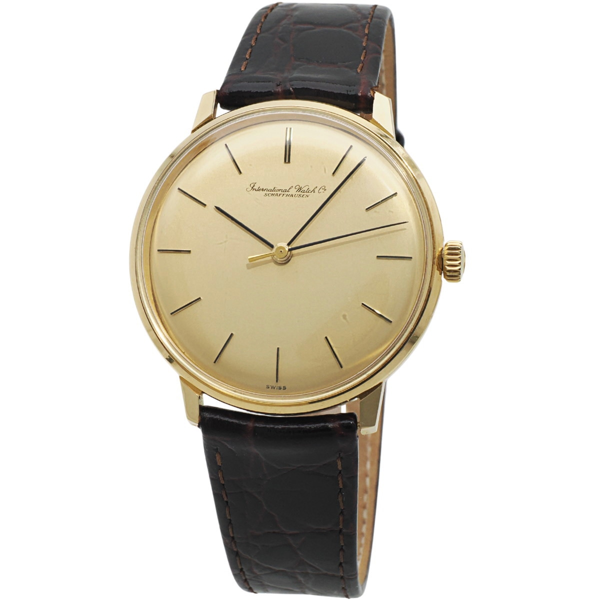 IWC K18（18金） Ref.1422 ラウンド型 Cal.403 手巻き OH済 1970年製