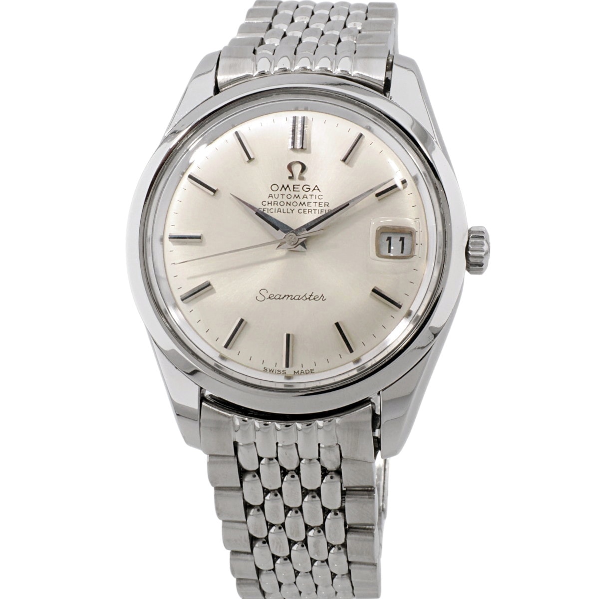 オメガ シーマスター クロノメーター 168.024 純正ブレス Cal.564 自動巻 OH済 1968年製