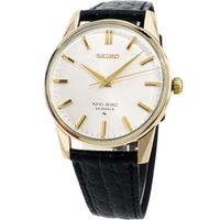 キングセイコー セカンドモデル後期 44-2000 金張り 盾メダリオン Cal.44A 手巻 OH済 1967年製（昭和42年）