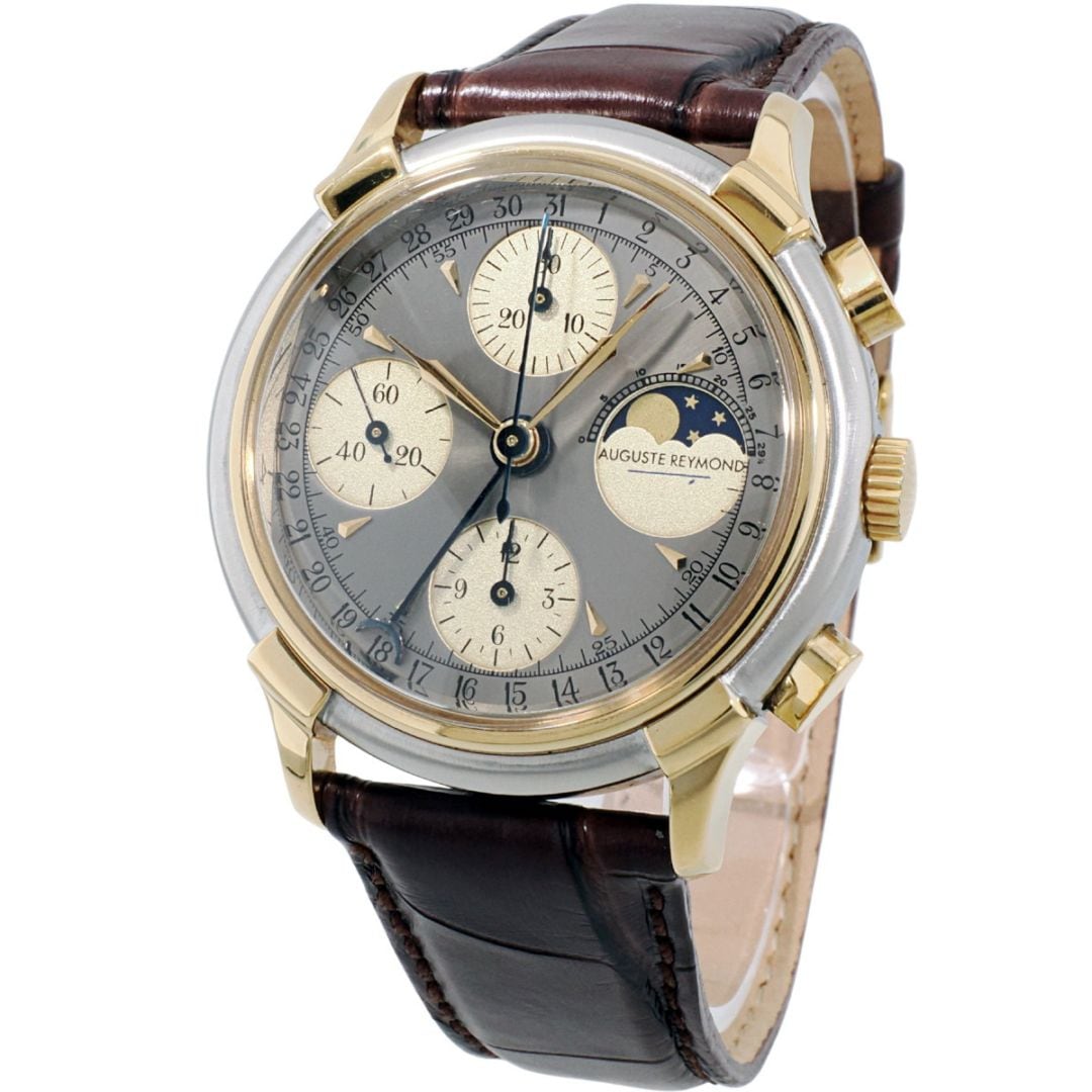 オーガストレイモンド Ref.78790 7750クロノグラフ ポインターデイト ムーンフェイズ 自動巻 OH済 1990年代 USED