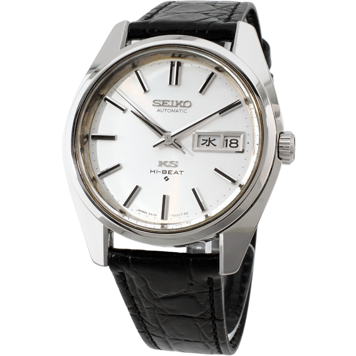 キングセイコー 5626-7000 ワンピースケース KSメダリオン SEIKO尾錠 自動巻 OH済 1969年製（昭和44年）