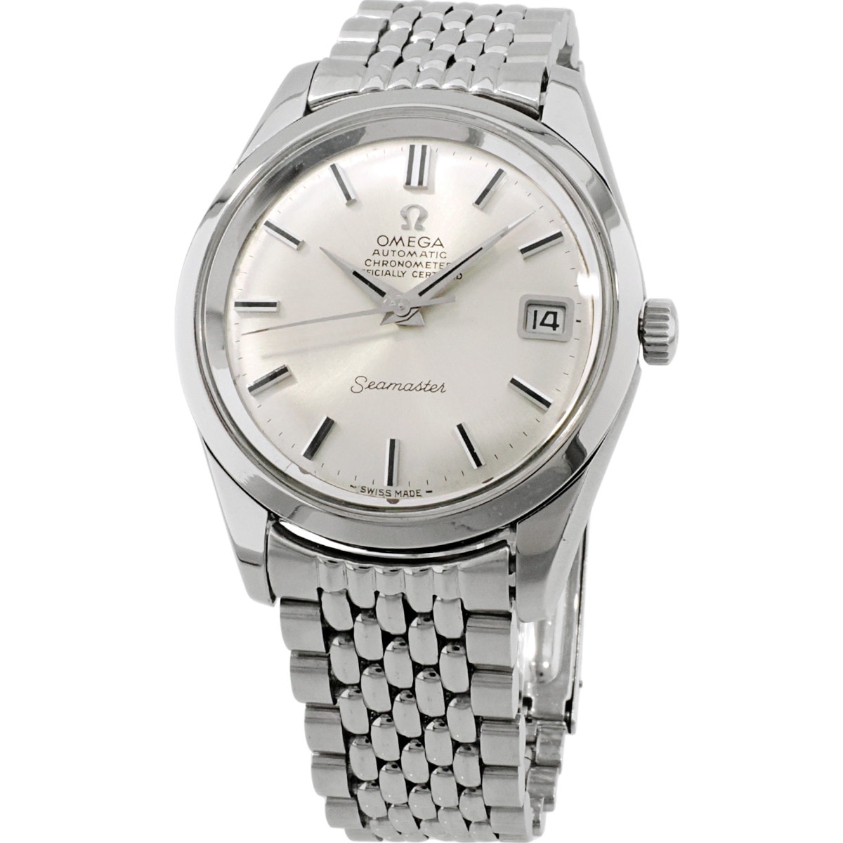 オメガ シーマスター クロノメーター 168.024 純正ブレス Cal.564 自動巻 OH済 1970年製