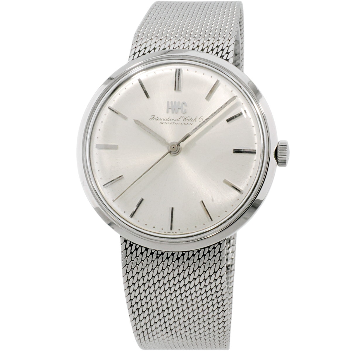 IWC Ref.2400 純正メッシュブレスレット Cal.403 手巻き OH済 1973年製