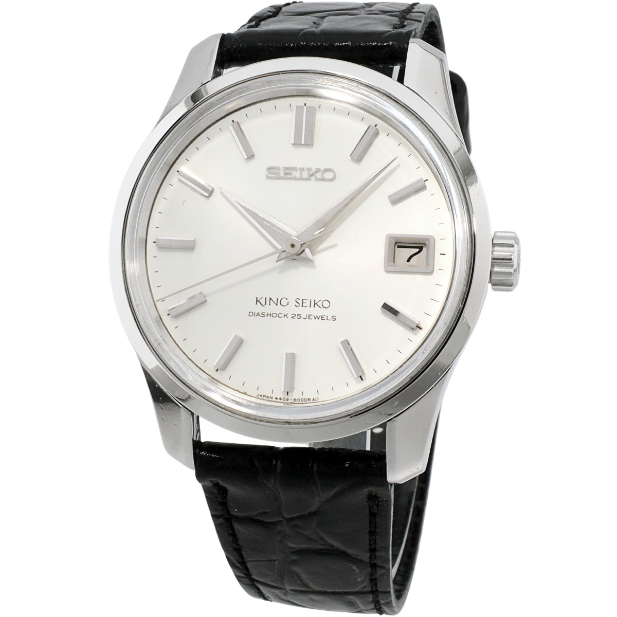 キングセイコー 4402-8000 44KSデイト 前期型 盾メダリオン 1966年製（昭和41年） OH済 手巻