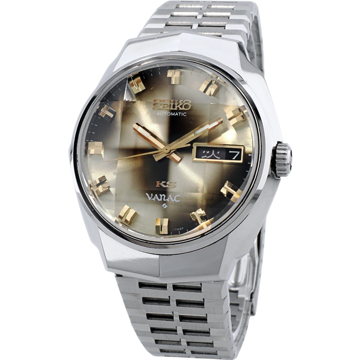 キングセイコー バナック 5626-7140 ９面カットガラス 自動巻 OH済 1973年製（昭和48年）